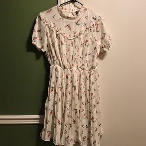 Pleated summer dress